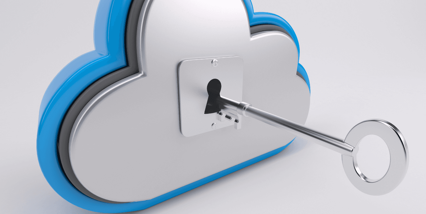 An image of a cloud log with a key in it