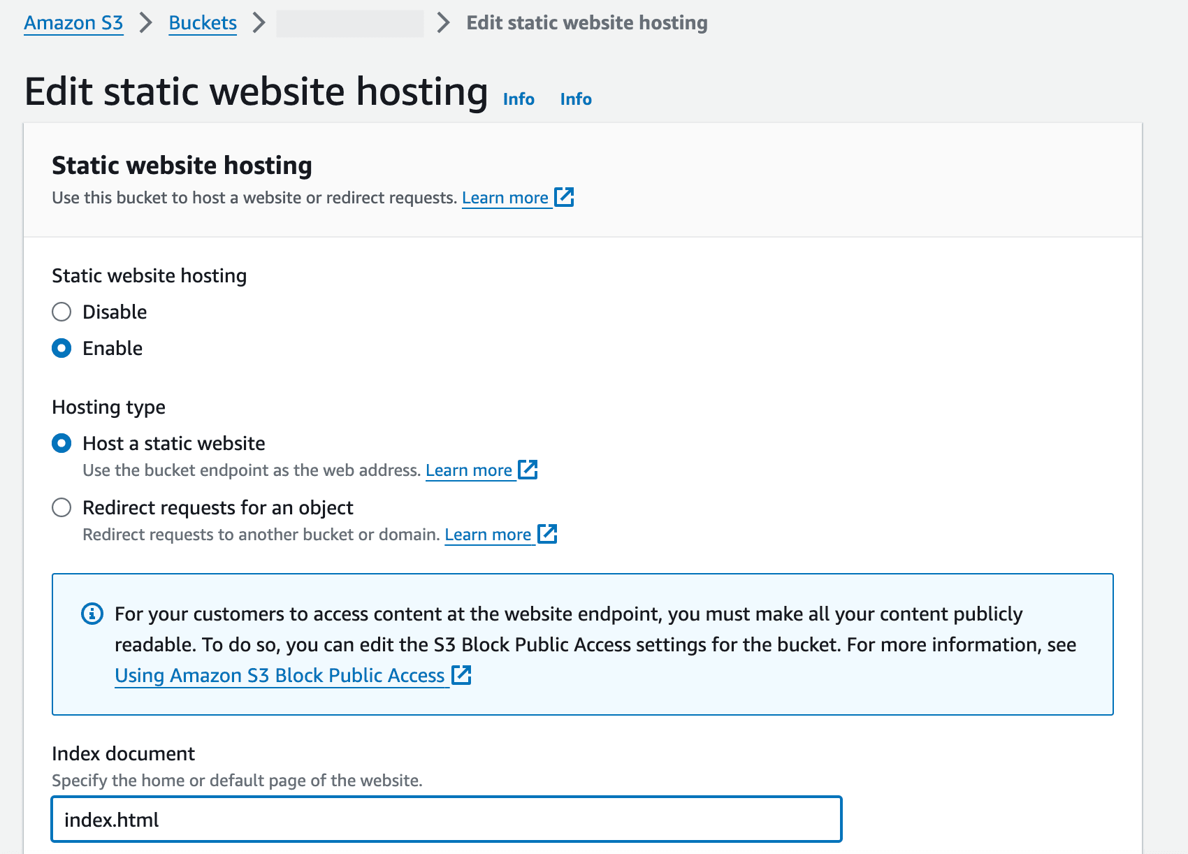 Image of AWS console